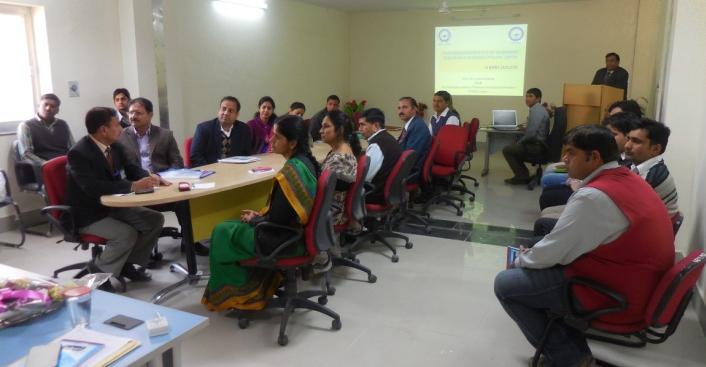 The team visited different units of the institute and assessed various facilities available with them.