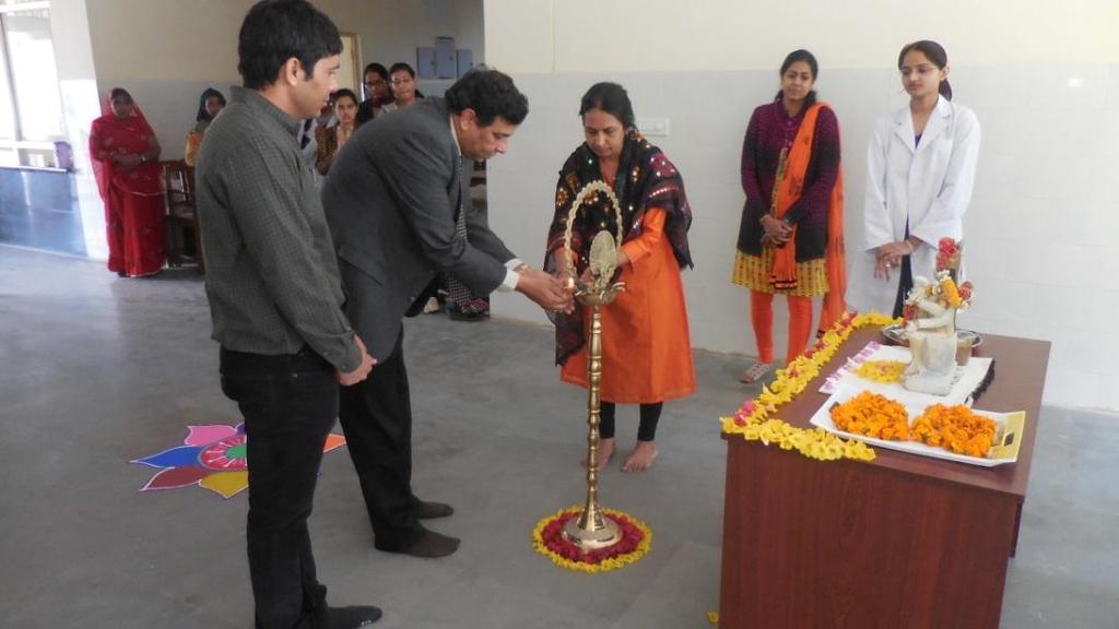 Vasant Panchami Celebration at PGIVER, Jaipur On 12th February, 2016, institute celebrated Vasant Panchami which started with the lightening of lamp by Dr.