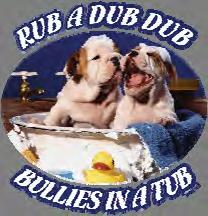 Thursday and Friday everyone is invited to enjoy and have FUN with "RUB A DUB DUB BULLIES IN A TUB" both at the shows and at our Banquet & Auction! Wear your Casual Wear!