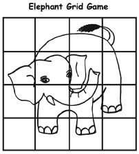 Photocopiable Be an artist! Ever wanted to draw an elephant, and felt daunted at the thought? Here s an easy way to try your hand at it!