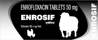 10 x 10's, 20 x 4's Enrofloxacin Anti- bacterial Each Tablet