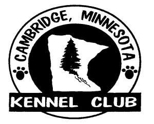 HOWLER Volume 16 Issue 4 Official Publication of the Cambridge Minnesota Kennel Club May/June