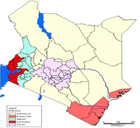 Evidence: Malaria in Kenya Endemic