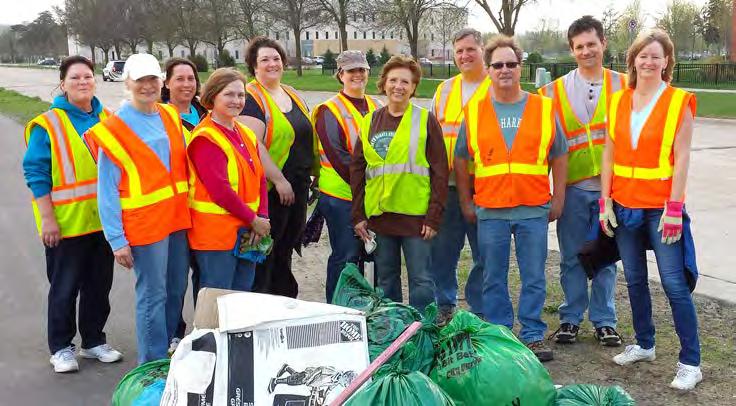 Weather Conditions Dedicated A Litter Bit Better! volunteers participate year after year regardless of the weather.
