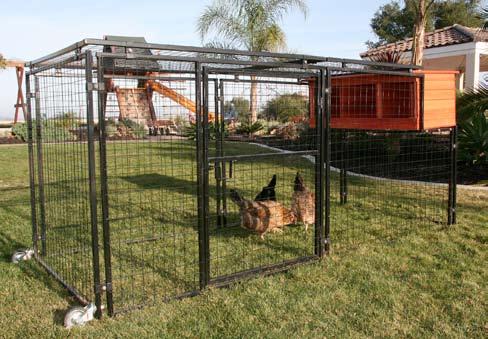 With the built in Extra Large Nesting Box, the Spring Fling is the perfect 100% complete Mobile Chicken Pen.