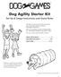 Dog Agility Starter Kit