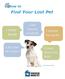 How to. Find Your Lost Pet. Click a step to begin