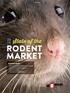 MARKET RODENT. State of the FEATURED INSIDE: