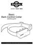 Basic Bark Control Collar