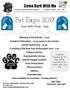 Pet Expo June 24th, 10am - 3pm