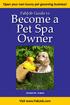 Become a Pet Spa Owner