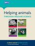 Helping animals THROUGH WELFARE SCIENCE
