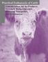 Practical Euthanasia of Cattle. Considerations for the Producer, Livestock Market Operator, Livestock Transporter, and Veterinarian