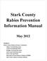 Stark County Rabies Prevention Information Manual