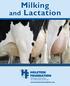 Milking. and Lactation.  Developing Future Leaders for a Vibrant Dairy Community. Holstein Foundation, Inc.