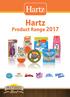 Hartz. Product Range 2017