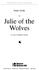 T H E G L E N C O E L I T E R A T U R E L I B R A R Y. Julie of the Wolves. by Jean Craighead George