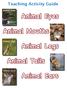 Teaching Activity Guide. Animal Eyes. Animal Mouths. Animal Legs. Animal Tails. Animal Ears