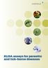 ELISA assays for parasitic and tick-borne diseases