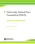 University Animal Care Committee (UACC) Terms of Reference