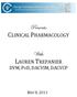 Presents: CLINICAL PHARMACOLOGY