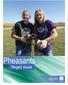 Pheasants. Project Guide