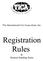 The International Cat Association, Inc. Registration Rules. & Related Standing Rules