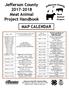 Jefferson County Meat Animal Project Handbook MAP CALENDAR