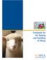 Standards for the Raising and Handling of Sheep