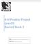 4-H Poultry Project Level II Record Book 3
