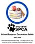 Houston SPCA School Program Curriculum Guide Table of Contents