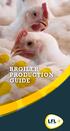 BROILER PRODUCTION GUIDE