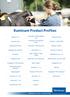 Ruminant Product Profiles