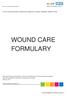 WOUND CARE FORMULARY