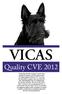 VICAS. Quality CVE 2012
