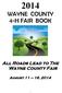 WAYNE COUNTY 4-H FAIR BOOK