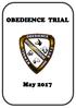 OBEDIENCE TRIAL May