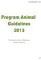 Animal Handling Guidelines Mar The Maryland Zoo in Baltimore Animal Embassy. pg. 1