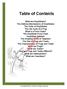 Table of Contents. Sample file