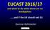 EUCAST 2016/17 and what to do when there are no breakpoints and if the UK should exit EU