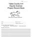 Yates County 4-H Equine Science Project Record Book