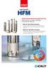 HFM. Small Diameter Machining High Feed Tool. High Feed Mill. HFM High Feed Mill
