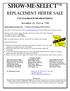 SHOW-ME-SELECT TM REPLACEMENT HEIFER SALE. 370 Crossbred & Purebred Heifers. November 19, 2010 at 7 PM
