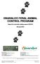 GNARALOO FERAL ANIMAL CONTROL PROGRAM