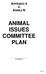 ANIMAL ISSUES COMMITTEE PLAN