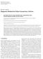 Review Article Diagnostic Methods for Feline Coronavirus: A Review