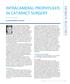 INTRACAMERAL PROPHYLAXIS IN CATARACT SURGERY