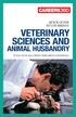 VETERINARY SCIENCES AND