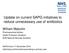 Update on current SAPG initiatives to reduce unnecessary use of antibiotics