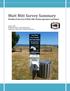 Mutt Mitt Survey Summary Results of surveys of Mutt Mitt station sponsors and users